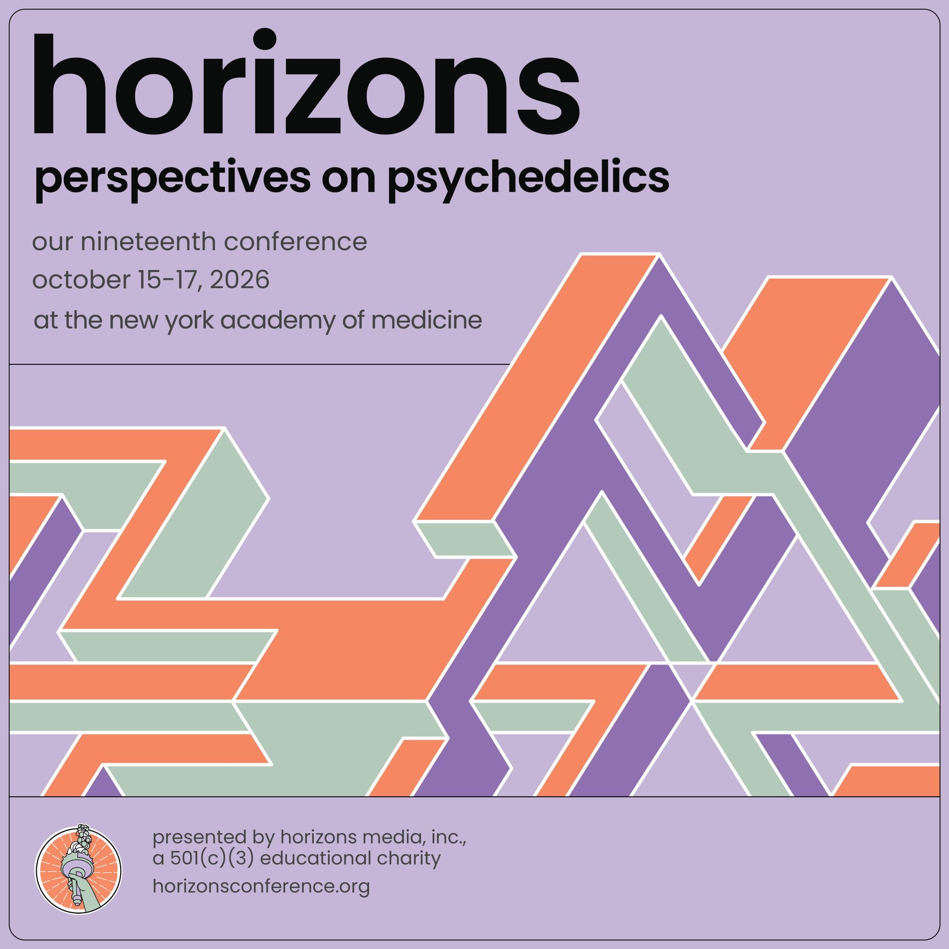 Horizons conference square flyer (placeholder)